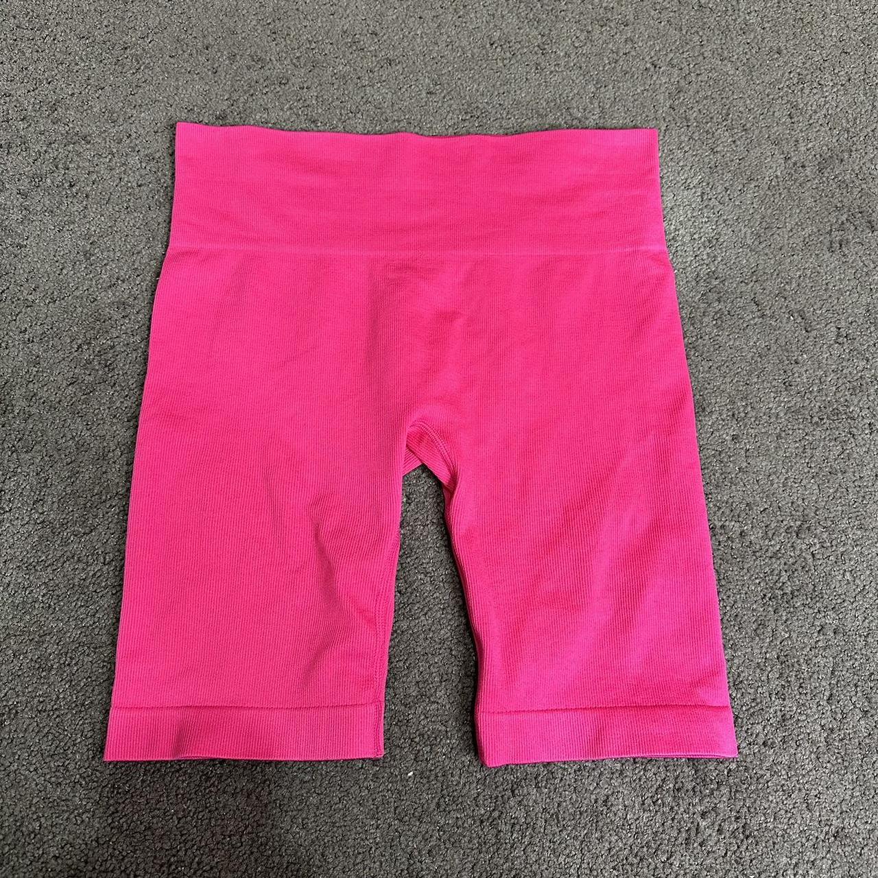 Pink Primark Ribbed Seamless Cycling Shorts Size