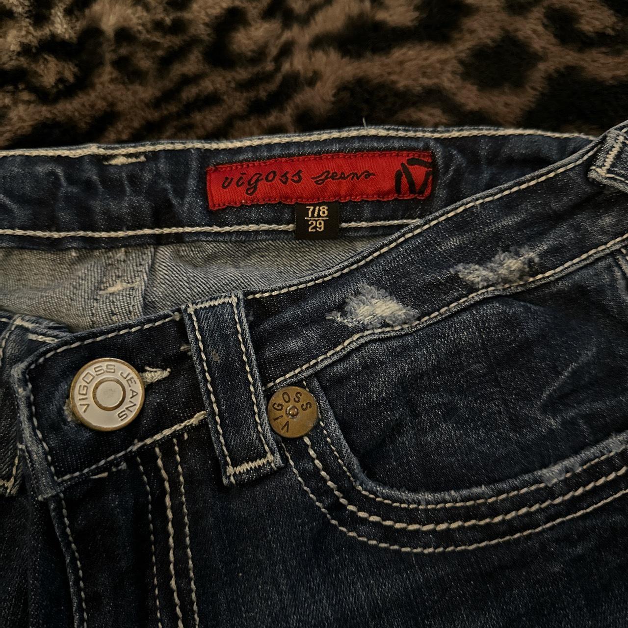 vintage midrise bootcut Vigoss jeans tagged size 7/8... - Depop