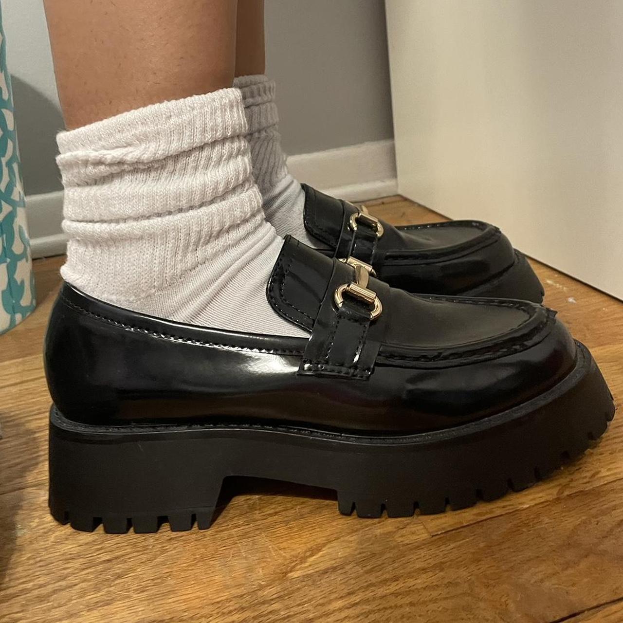 asos platform loafers