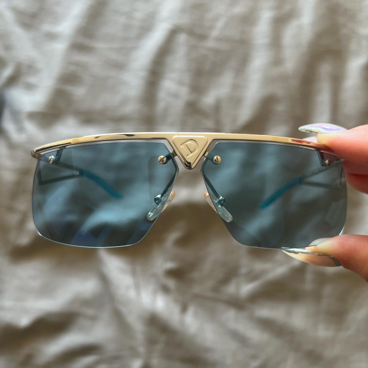 dior blue glasses