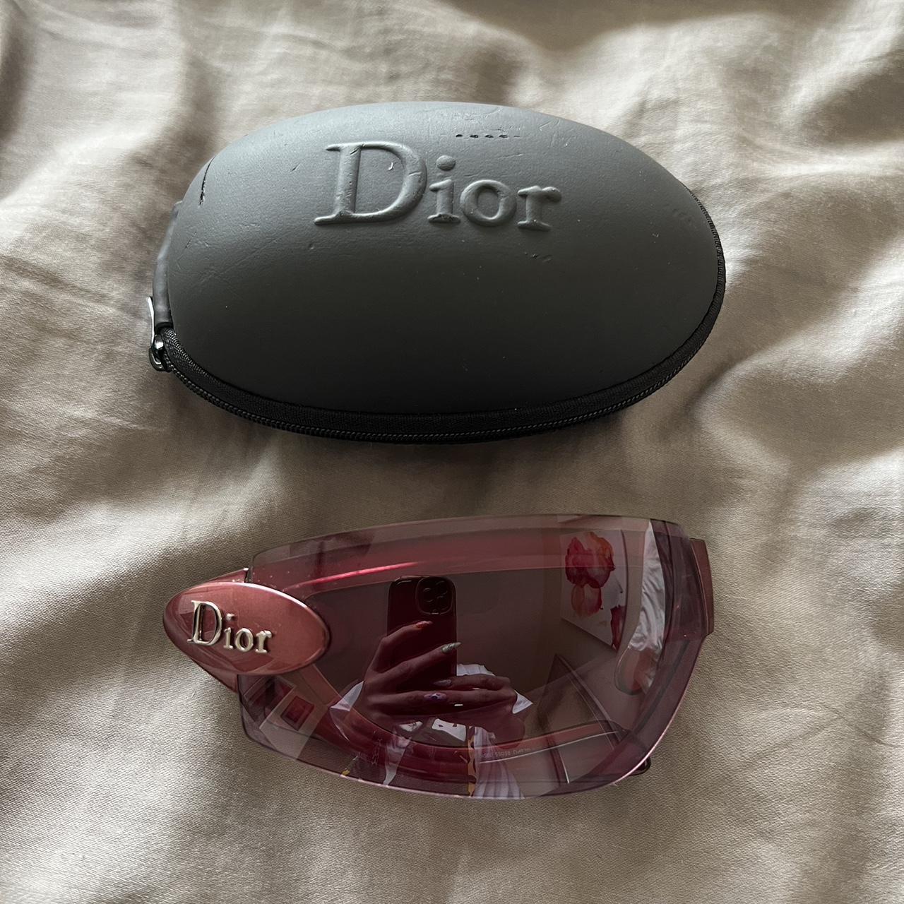 Christian Dior Foldable Rimless Shield Depop