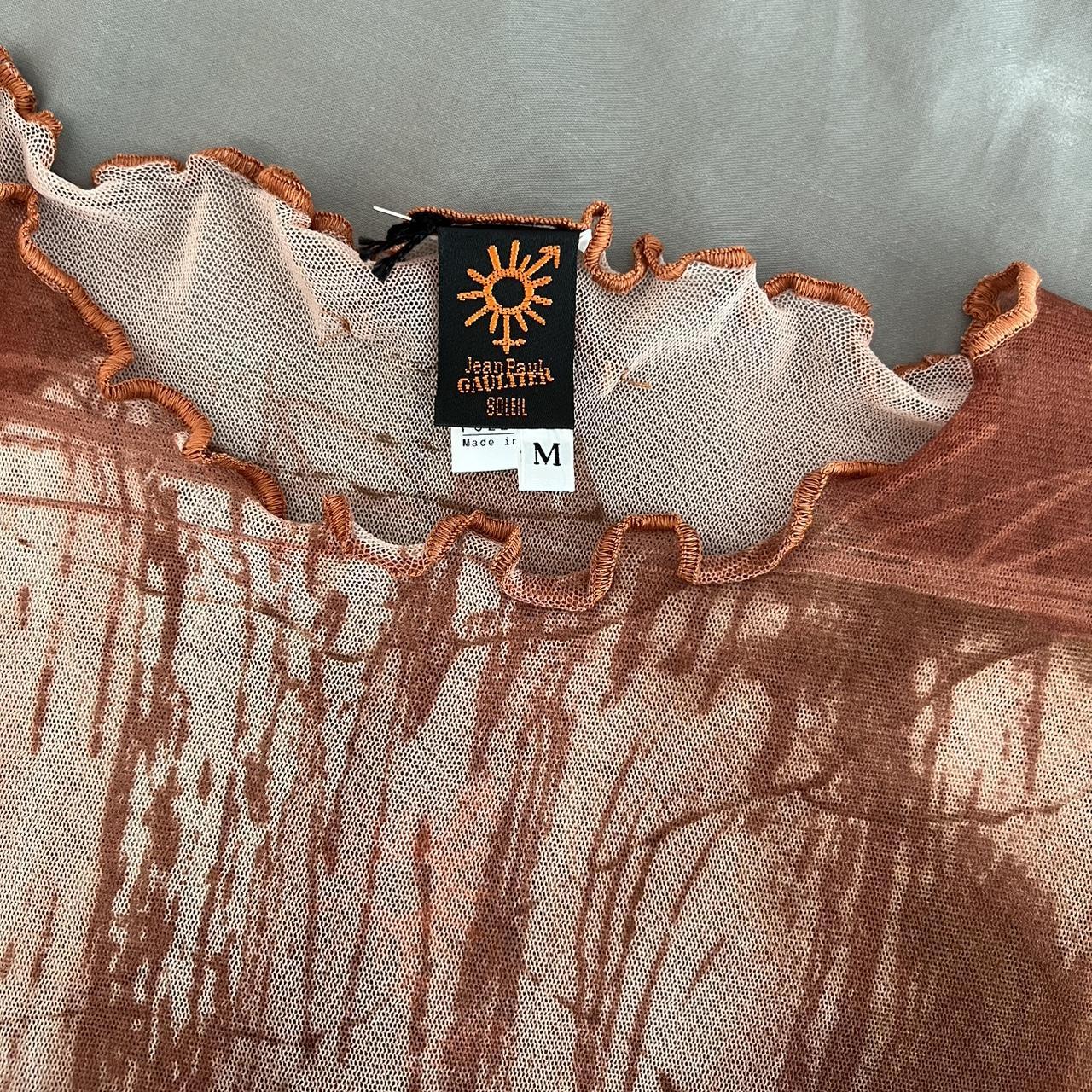 Jean-Paul Gaultier Soleil Venus de Milo mesh short... - Depop