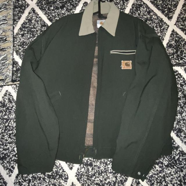 Green Carhartt Jacket J129 Olive Jacket (Nylon... - Depop