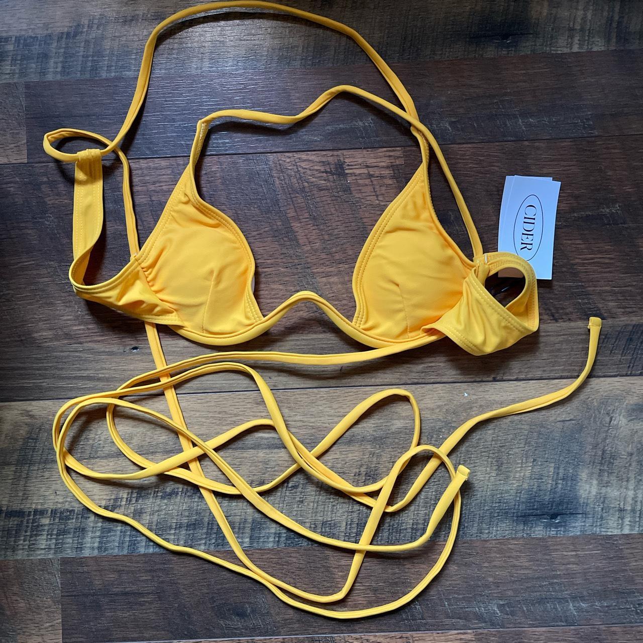 Cider Womens Yellow Bikini And Tankini Tops Depop 0100