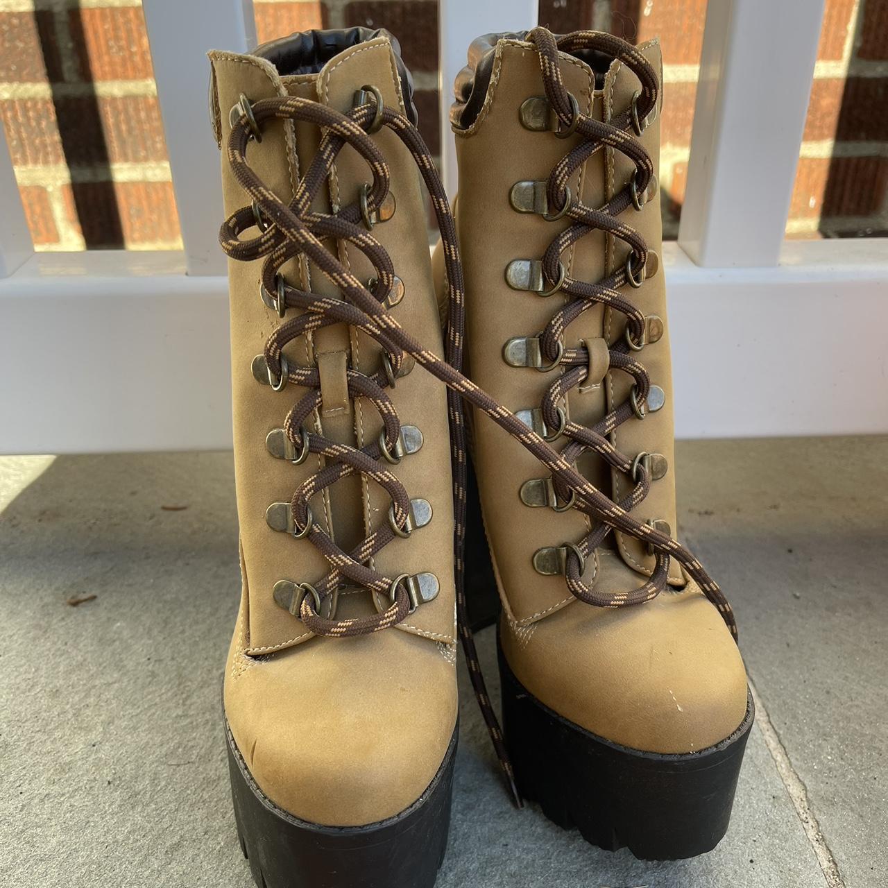 Platform booties Used once #booties