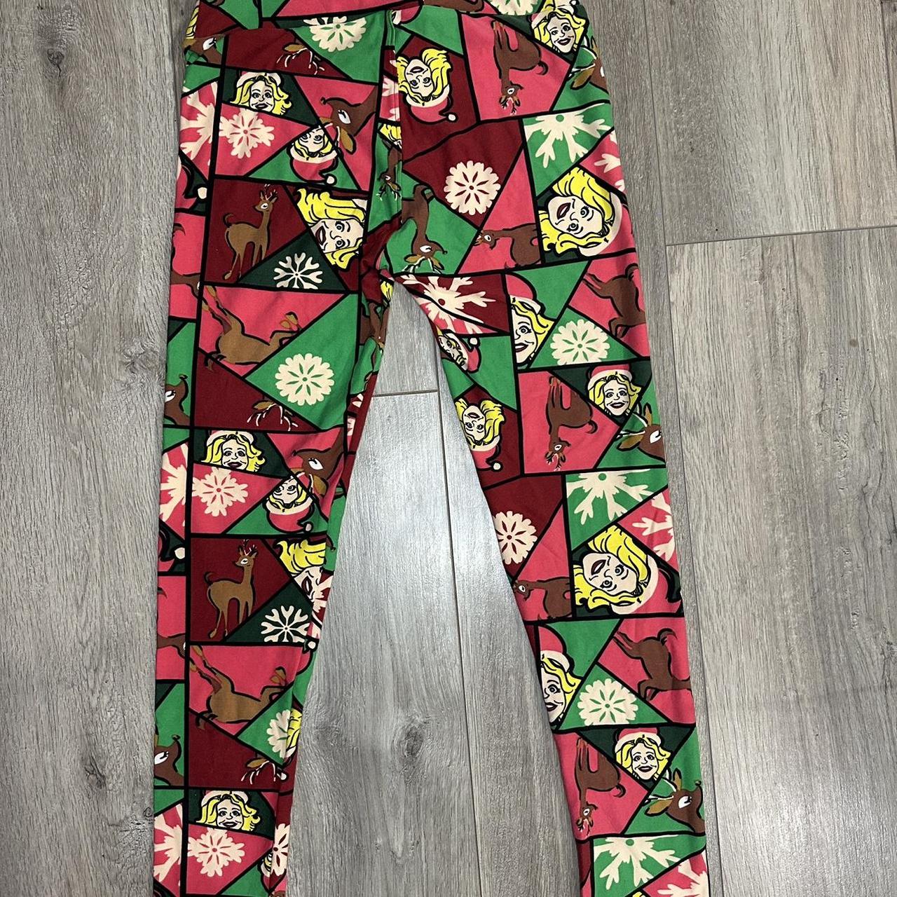 Lularoe Leggings NWT Tween Christmas Gingerbread - Depop