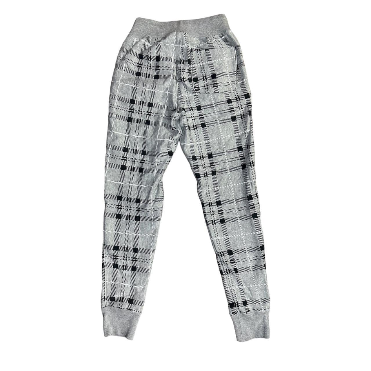 plaid champion joggers
