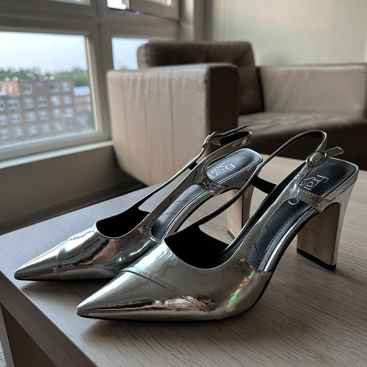 Franco Sarto Women's Silver Footwear Depop