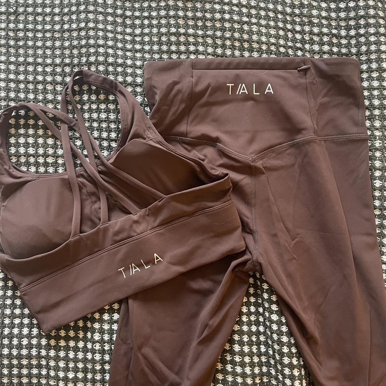 Tala SkinLuxe high waisted leggings and sports bra - Depop