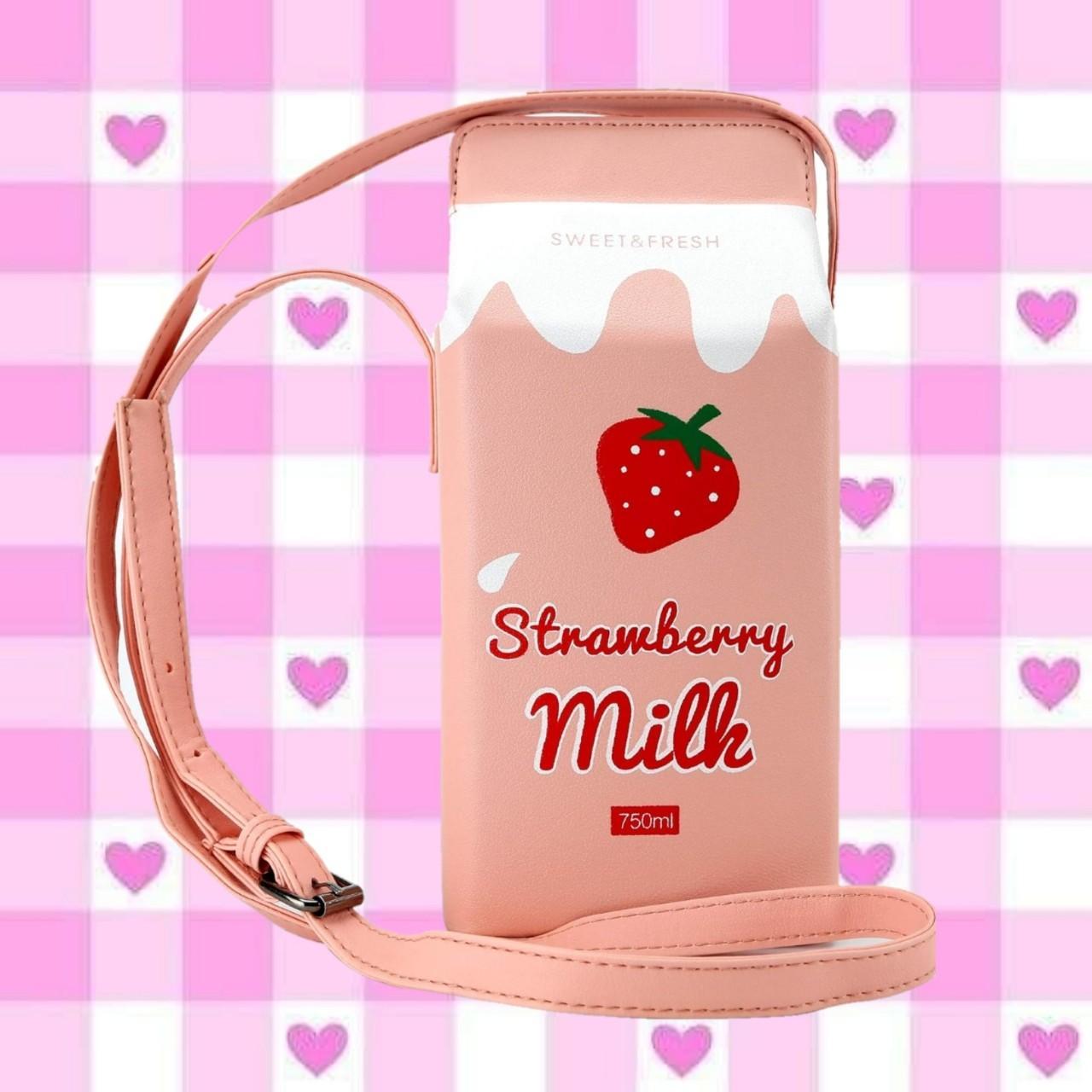 Strawberry discount milk purse