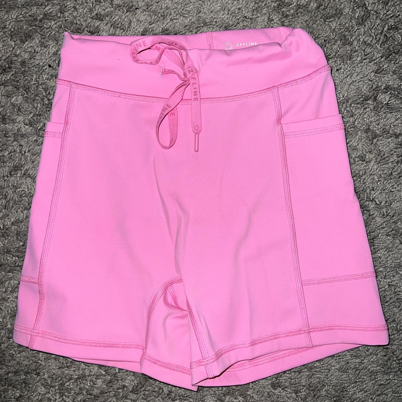 Aerie Women's Pink Shorts | Depop