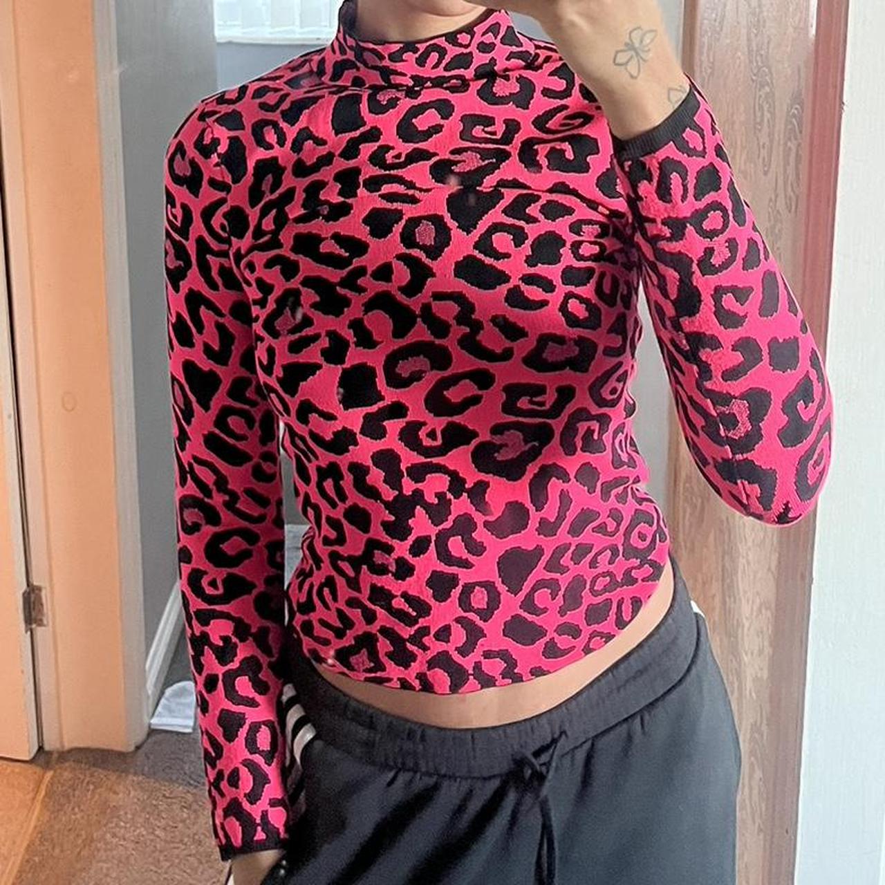 River island leopard on sale jumper