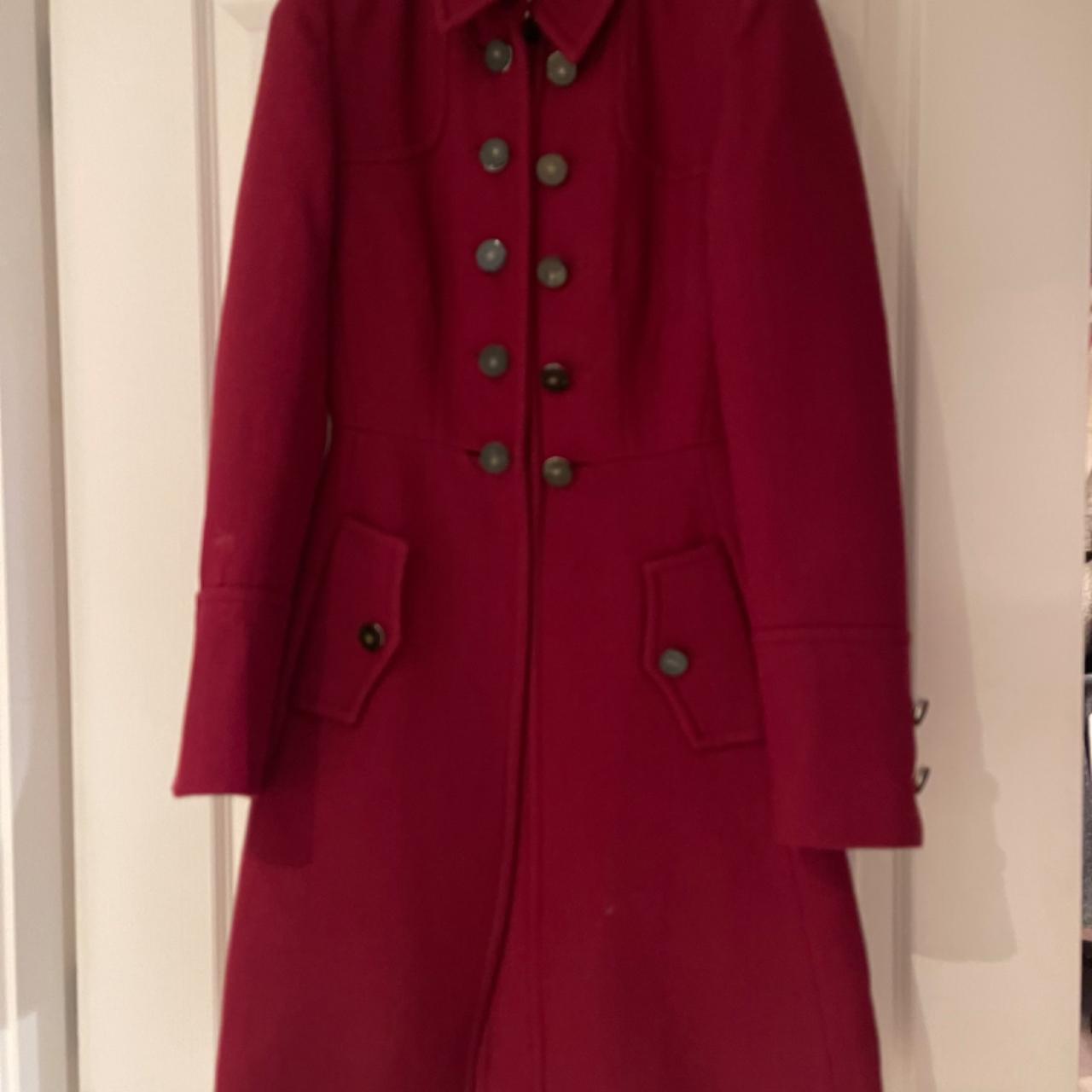 Karen millen red on sale coat