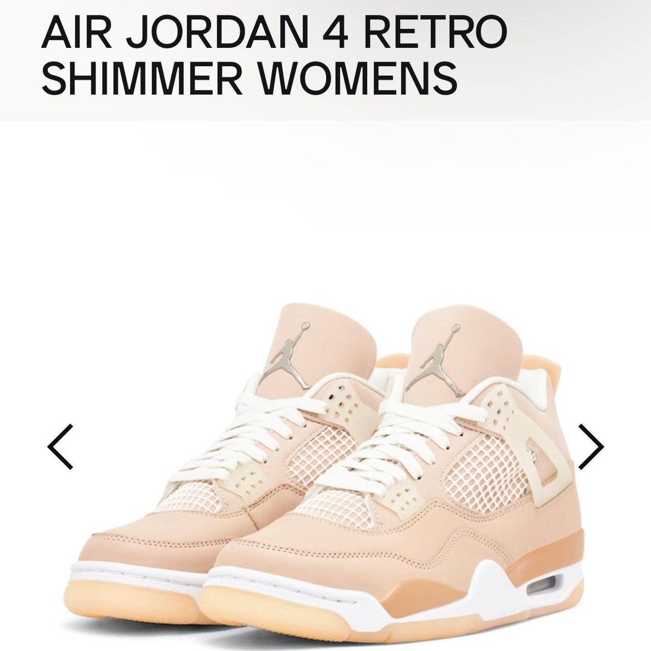 womens retro 4 shimmer