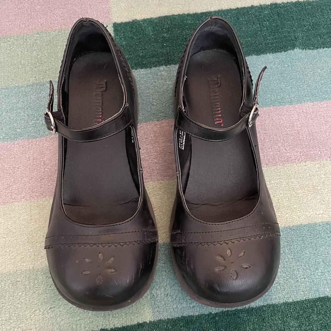 Demonia platform Mary janes. Lightly used, minimal... - Depop