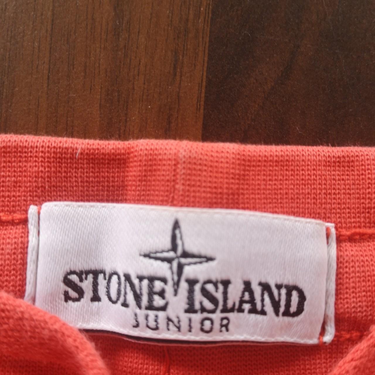 Stone island shorts Age 10 Excellent condition Coral - Depop