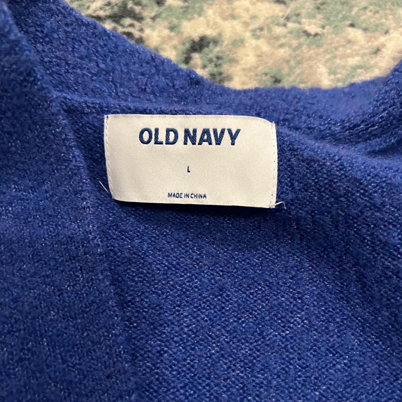 - royal blue old navy cardigan - super cute for over... - Depop