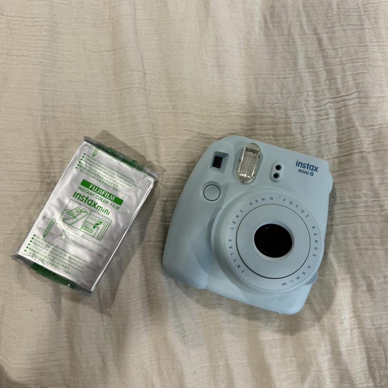 Light blue Instax mini 8 film camera (comes with... - Depop