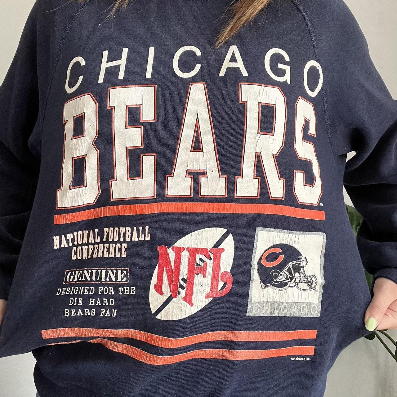 Vintage 90s Chicago Bears crewneck sweater - Depop