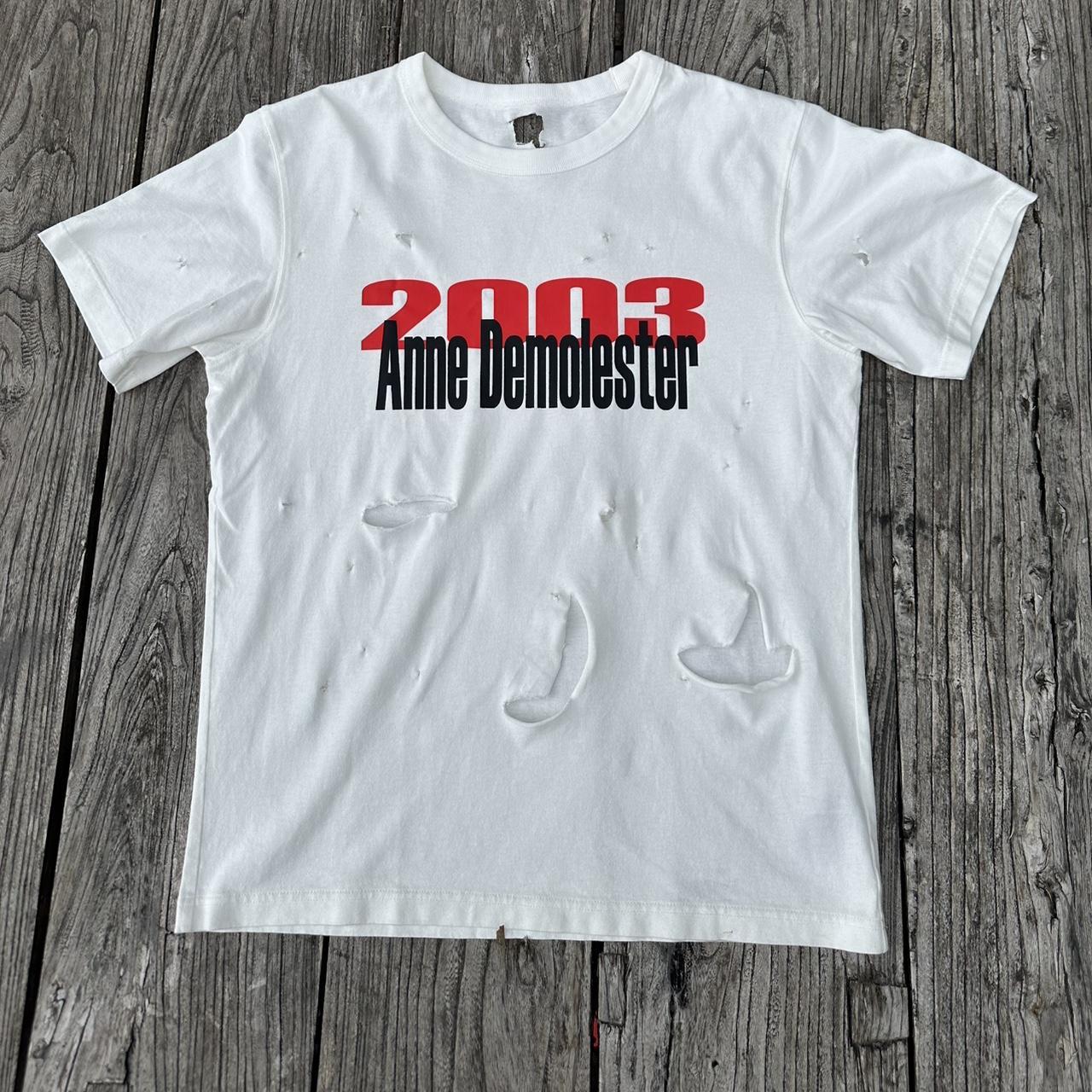 ANN DEMEULEMEESTER ノースリーブ Tシャツ 2003SS 2003 'Sin' Cropped