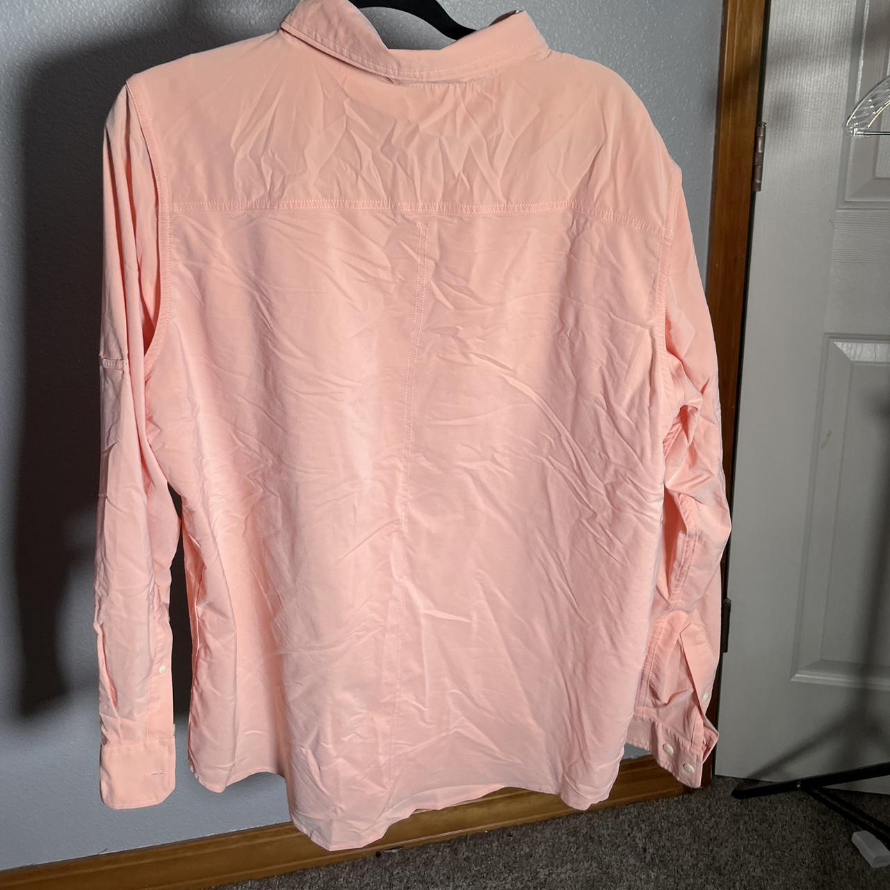 ExOfficio Men's Pink and Orange Shirt (2)