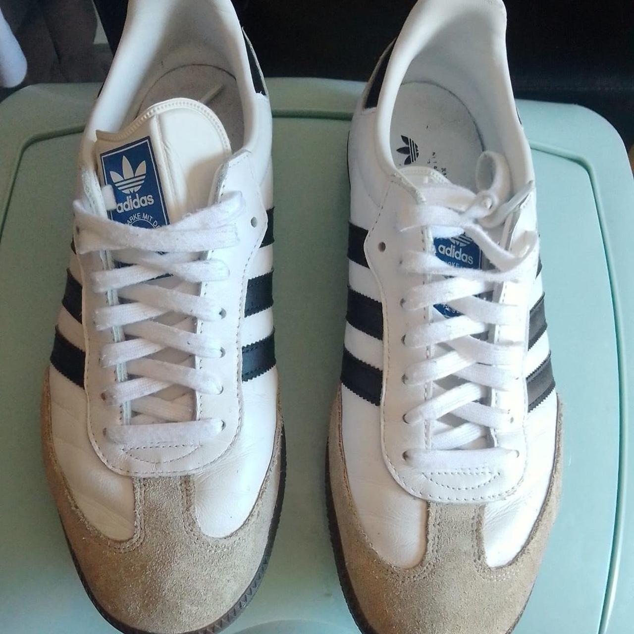 Mens Adidas trainers. Size 9 (42). this timeless... - Depop