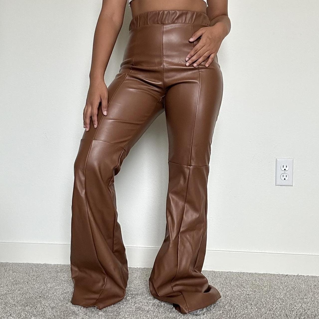 Leather Flare Pants Set – Posh Krush