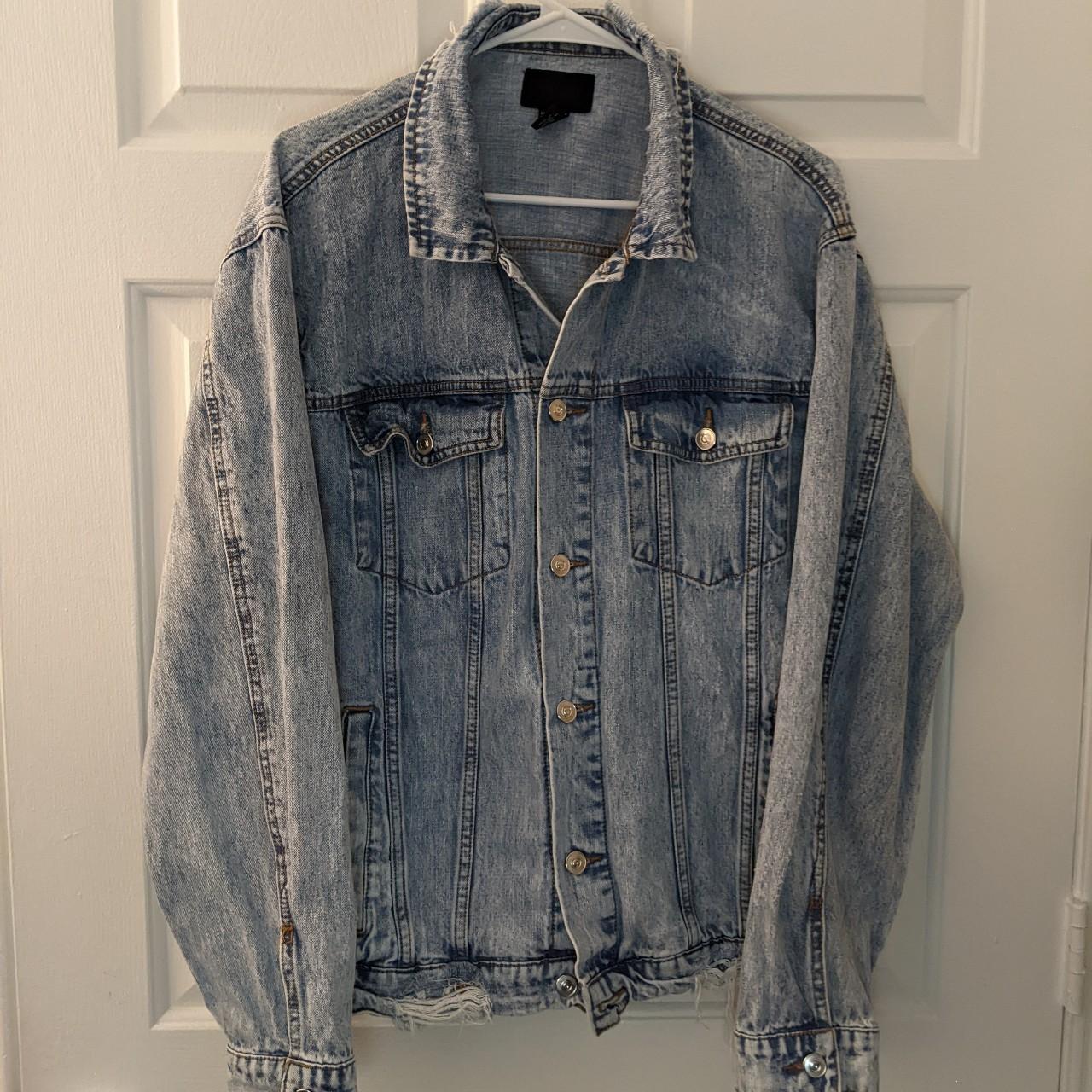 Forever 21 ripped jean jacket best sale