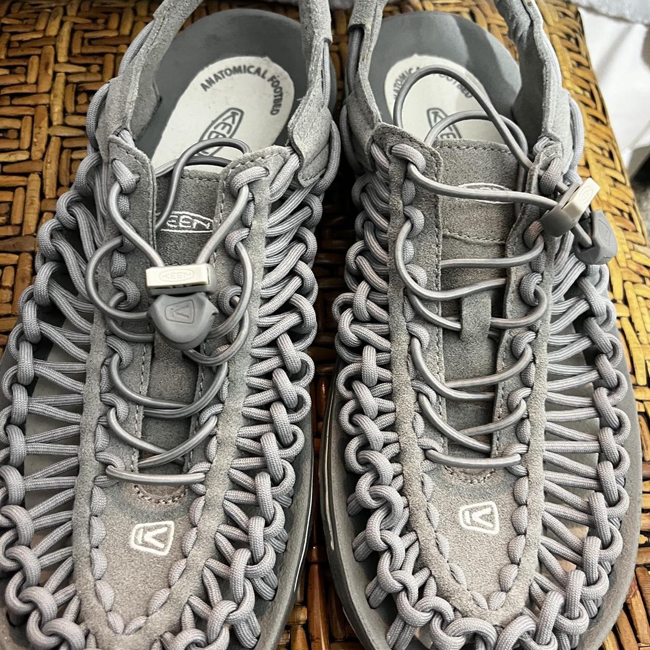 Keens WOMENS Size 8 water shoes. Grey Depop
