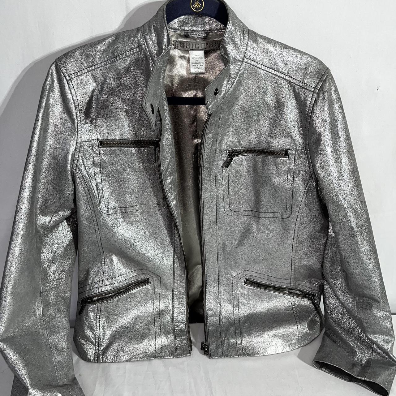 Chicos black and white jacket best sale