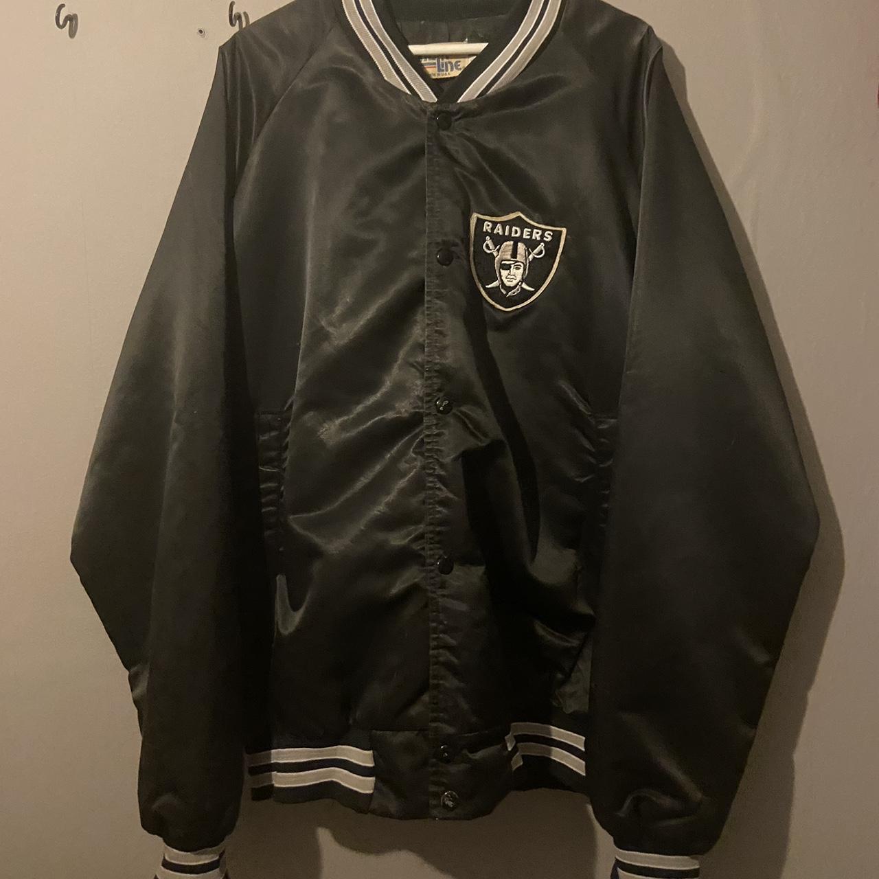 vintage american raiders varsity jacket size XXL... - Depop