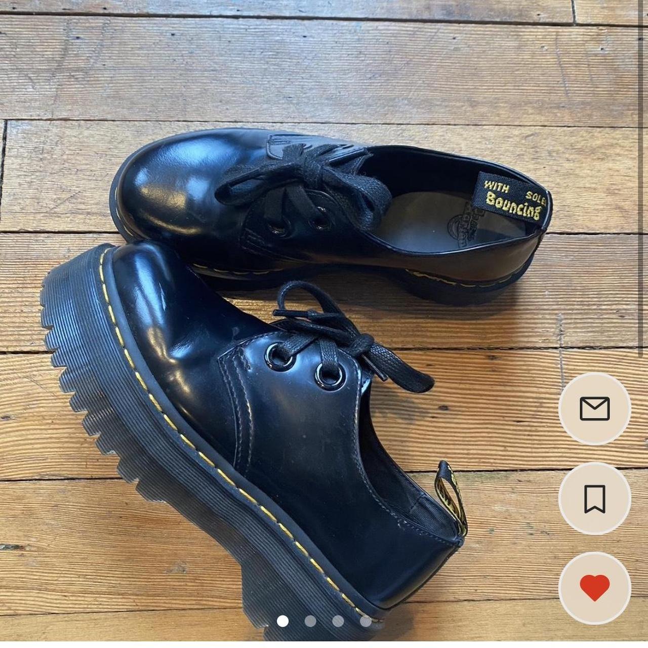 Dr. Martens Black Holly Oxford Shoes