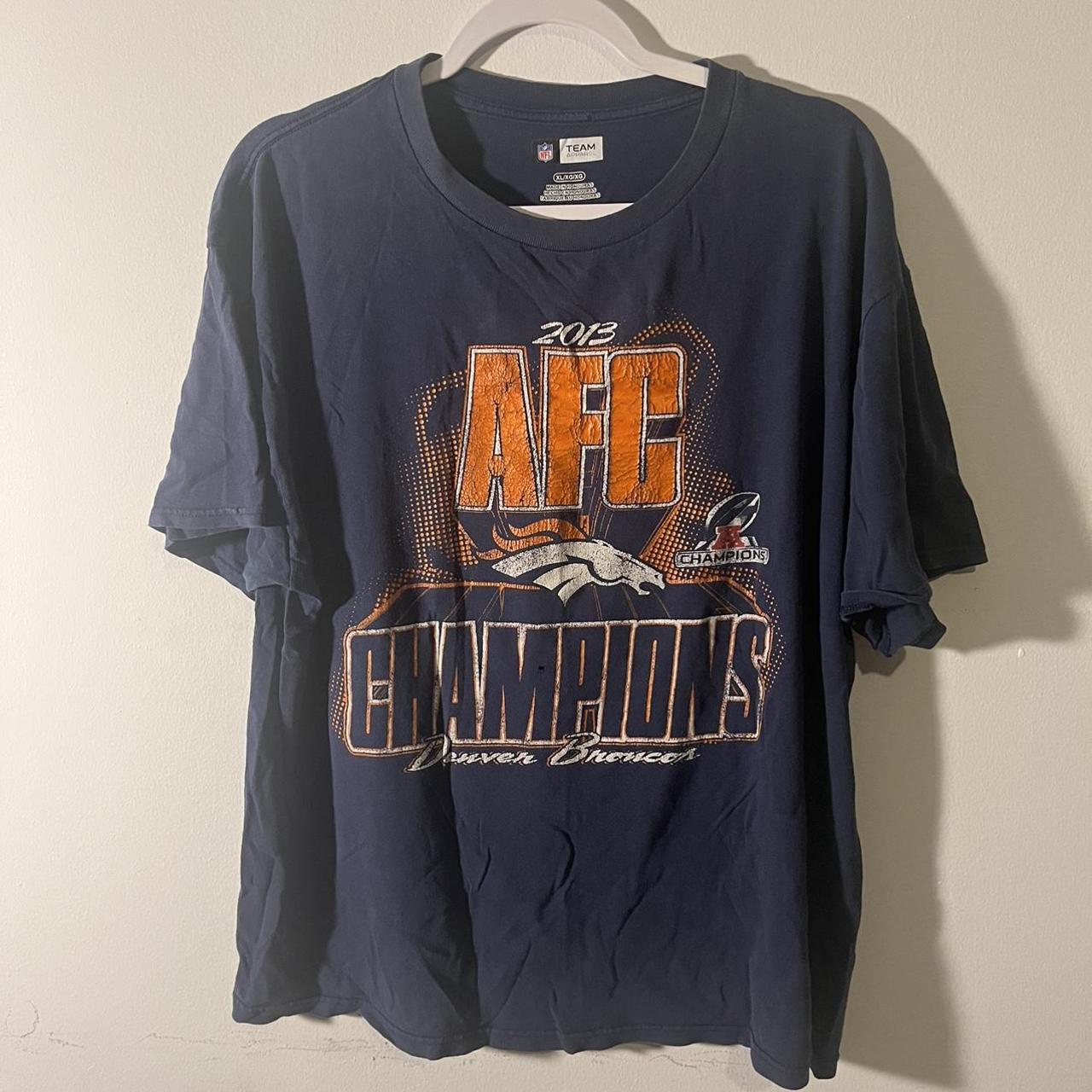 Denver Broncos T-Shirt Adult Large Orange NFL - Depop