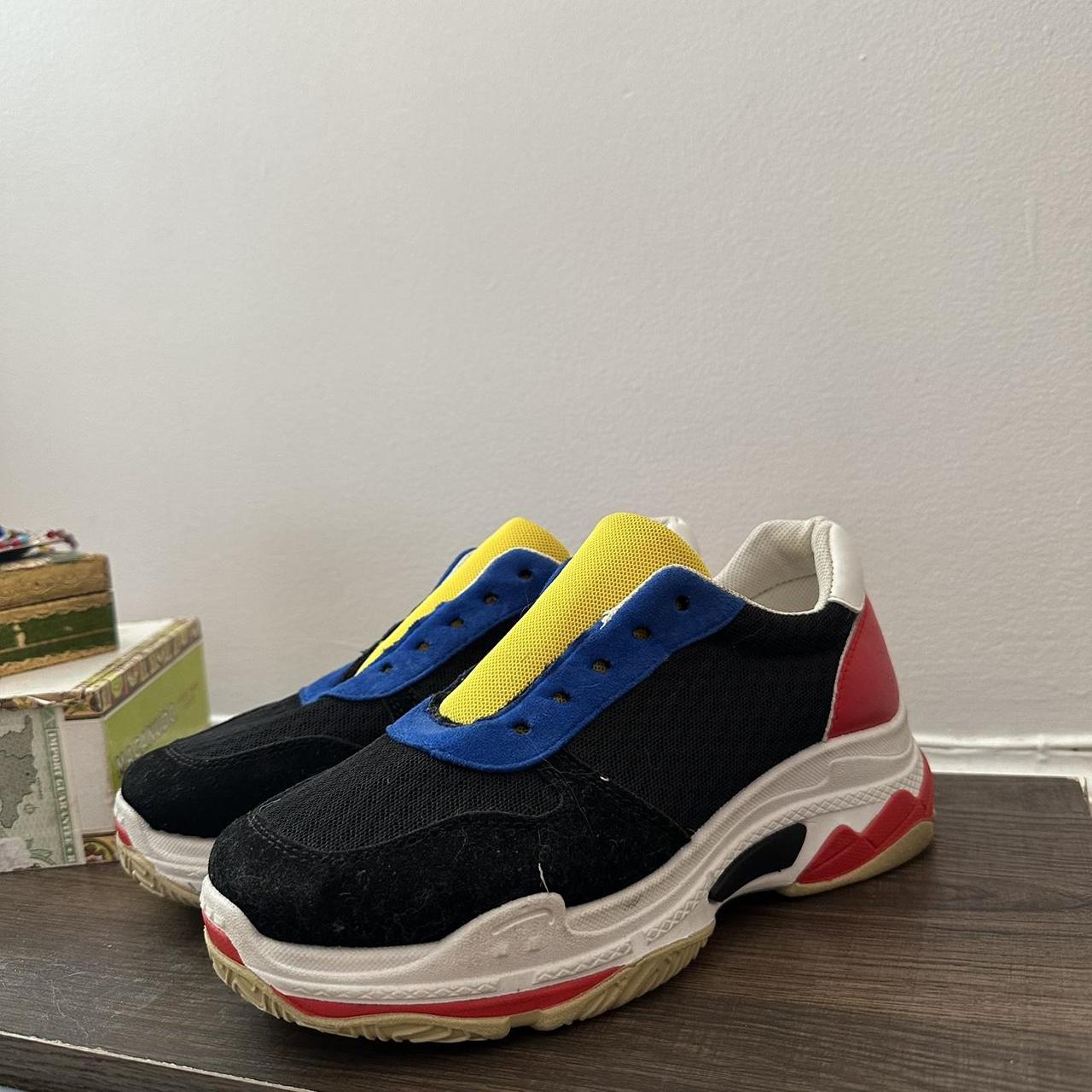 Balenciaga color hot sale block sneakers