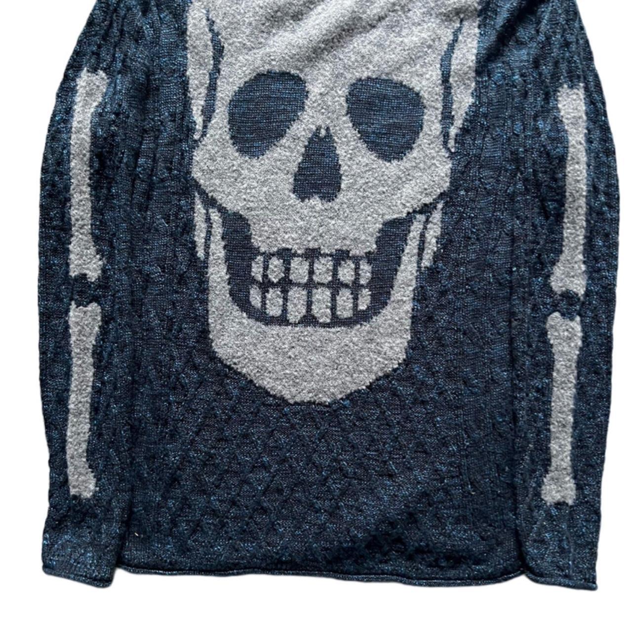 Hysteric Glamour Men's Navy and White Jumper (2)