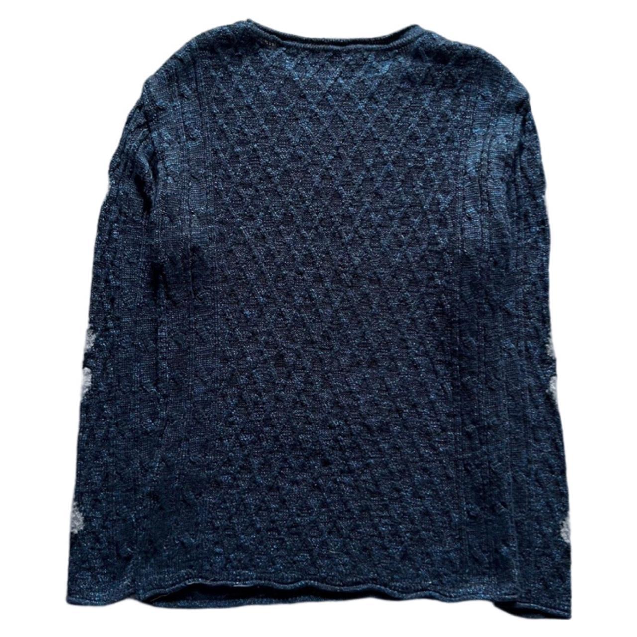 Hysteric Glamour Men's Navy and White Jumper (4)