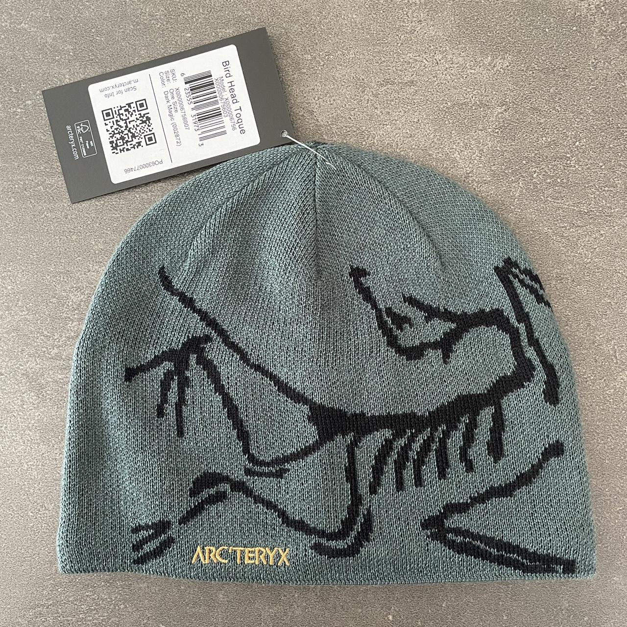 Arc’teryx Bird Head Toque Beanie Dark magic Brand... - Depop