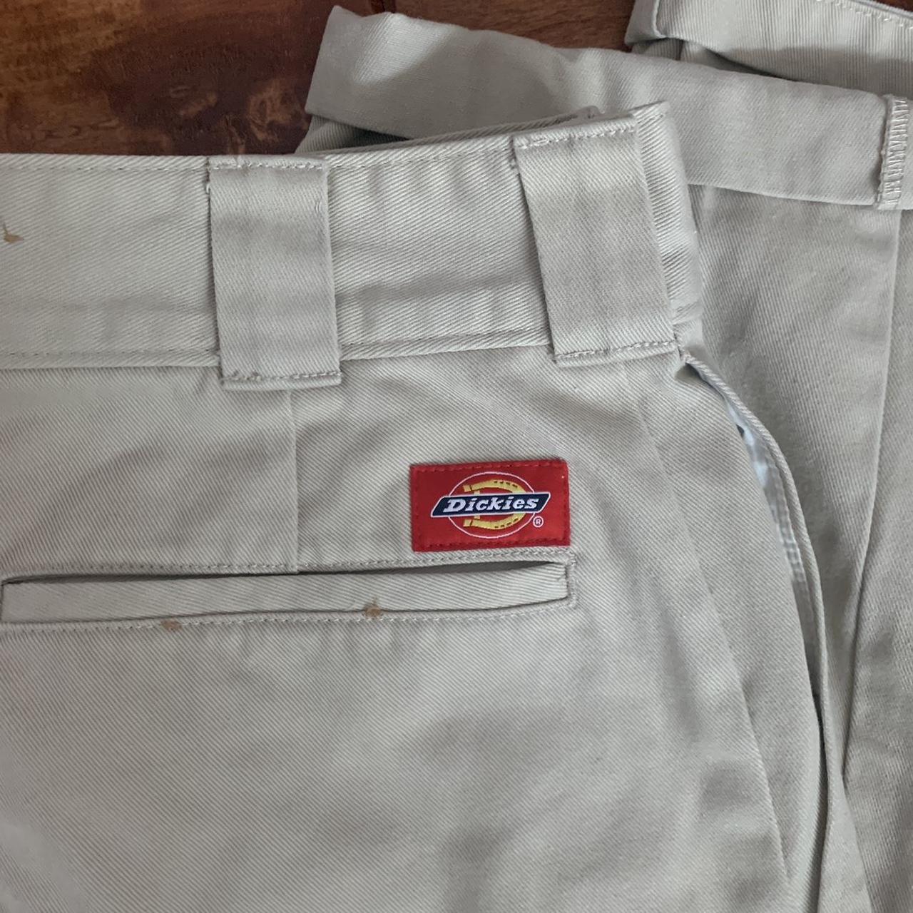 Super cute Dickies worker crop roll hem pants... - Depop