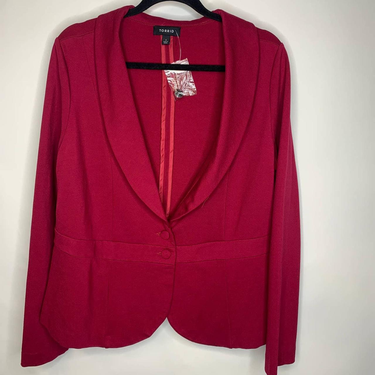 Torrid deals red blazer