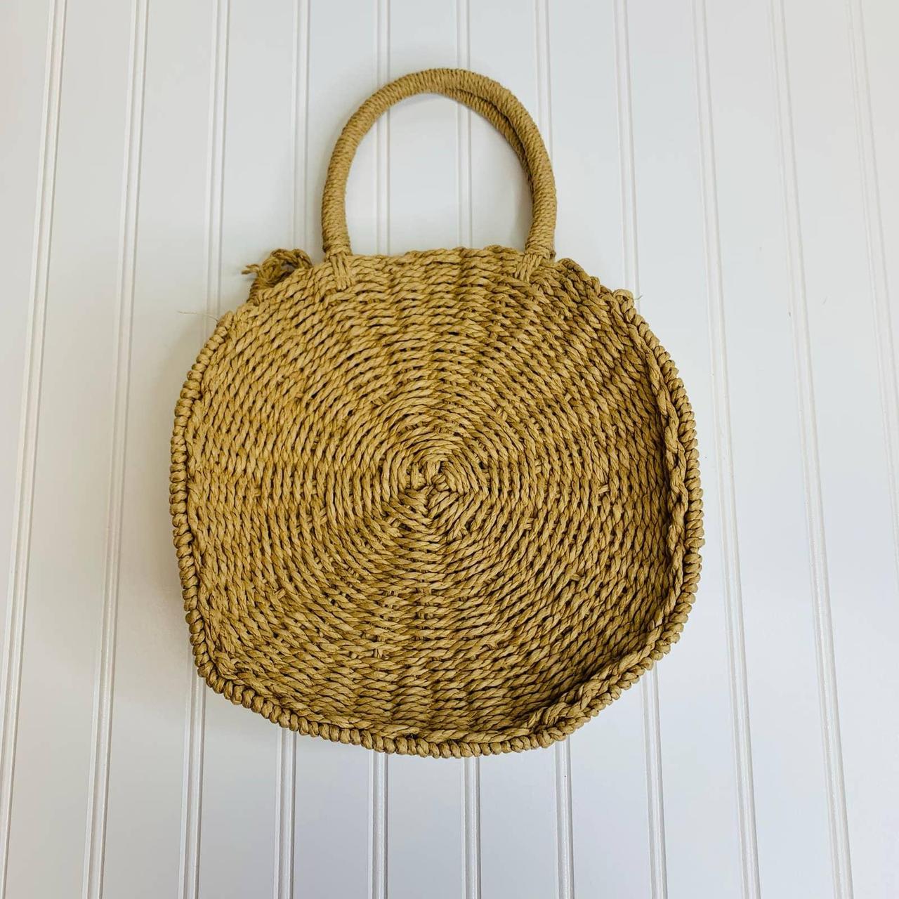 Round basket purse sale