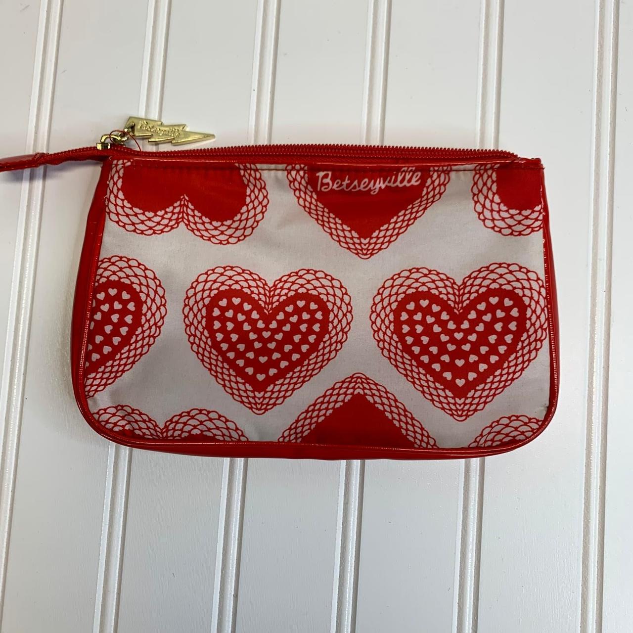 Betsey johnson cheap red heart purse