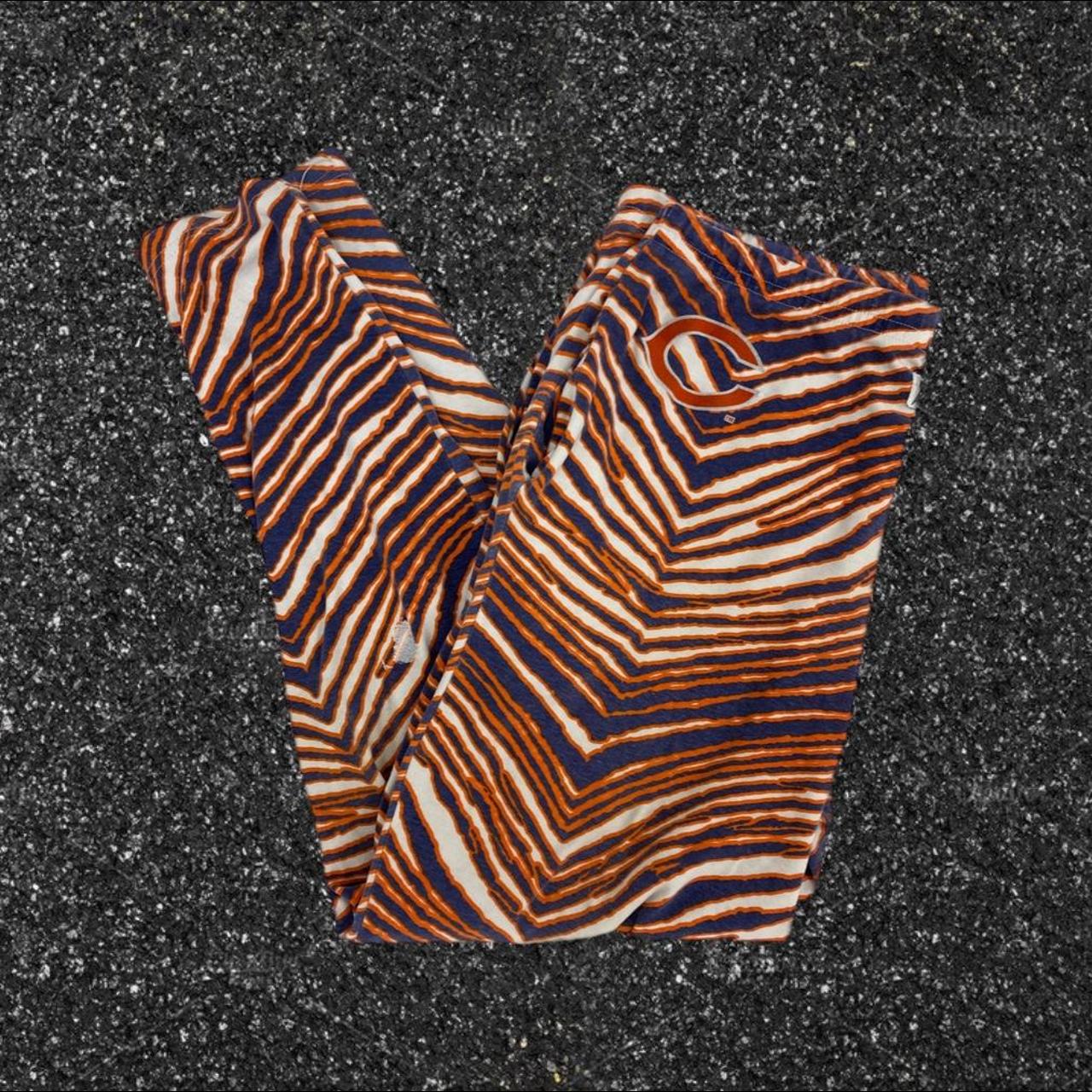 ZUBAZ Y2K BAGGY SWEATS SIZE LARGE CHICAGO BEARS LOGO - Depop