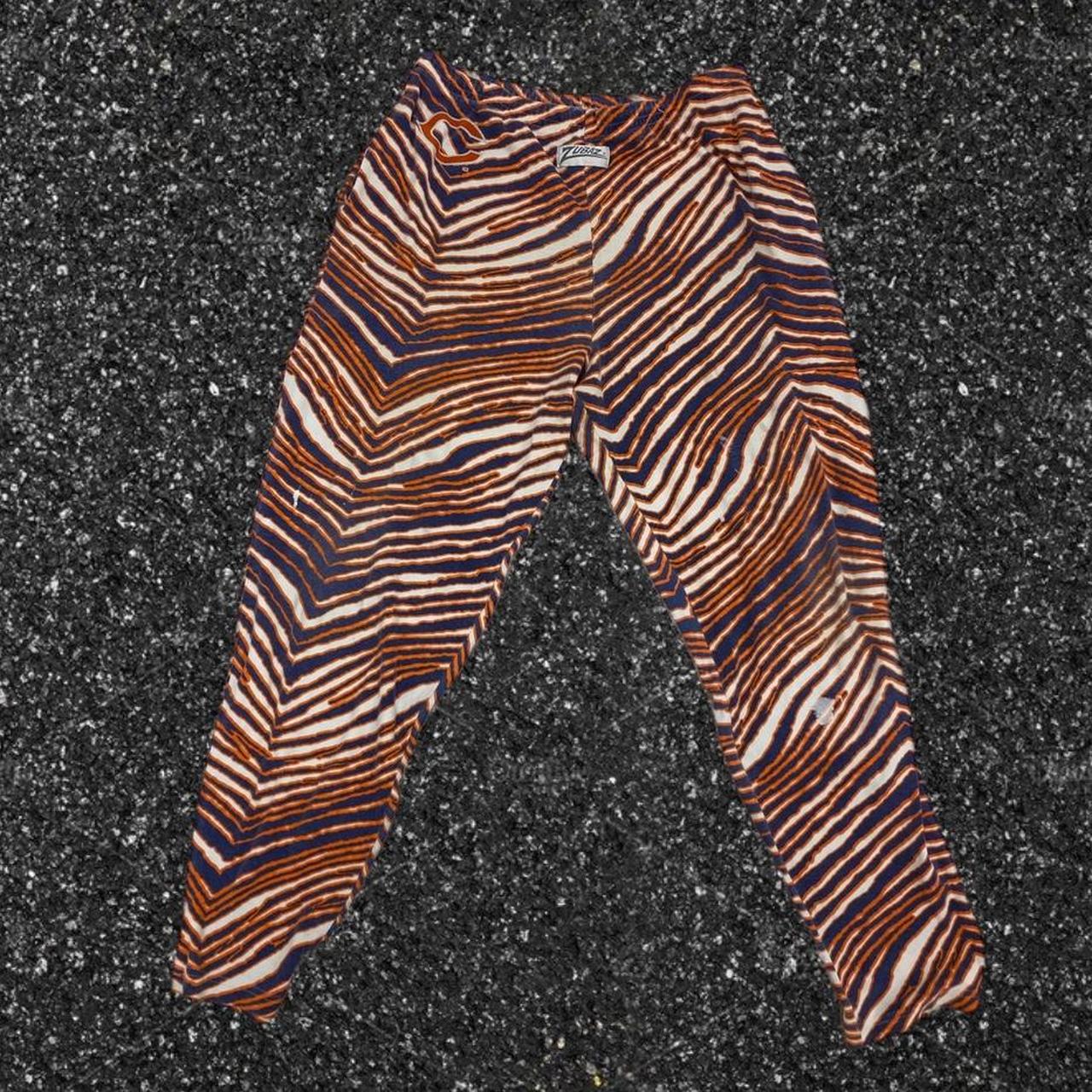 ZUBAZ Y2K BAGGY SWEATS SIZE LARGE CHICAGO BEARS LOGO - Depop