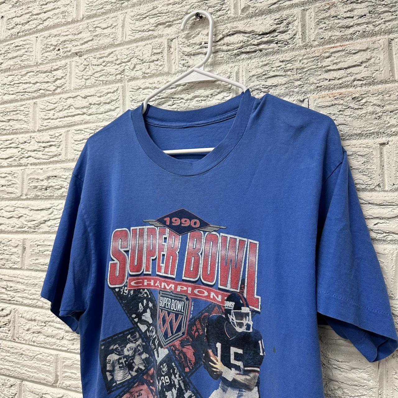 1990 Vintage New York Giants Nutmeg Tee - L — Thrift Row