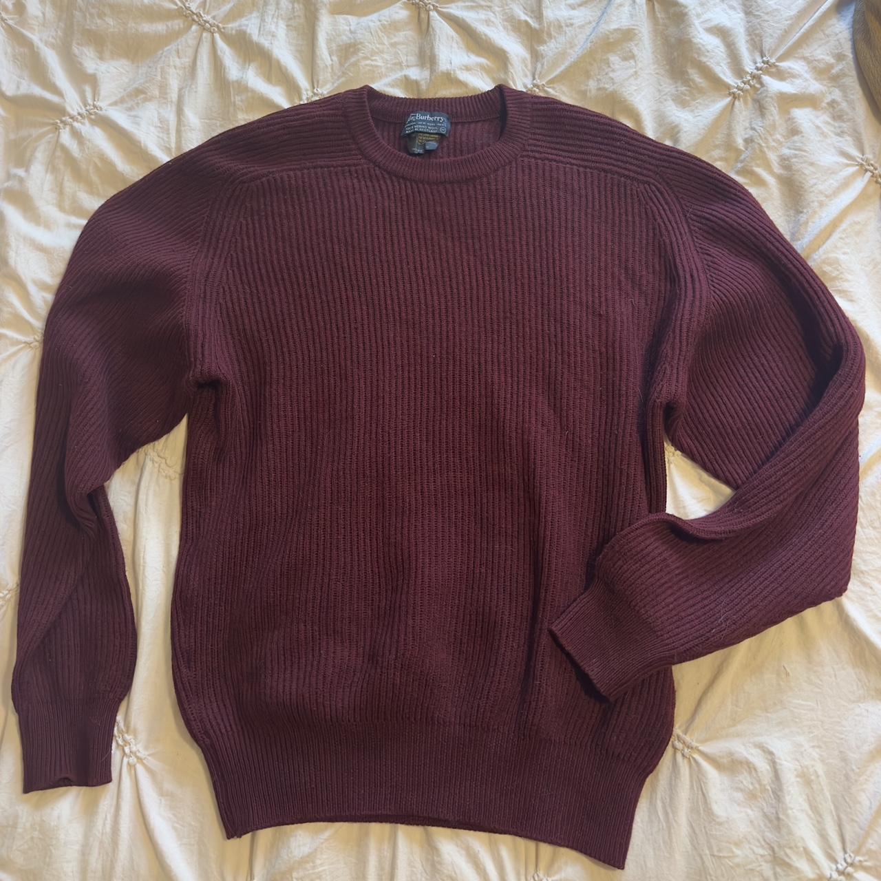 Burberry sweater deals mens purple