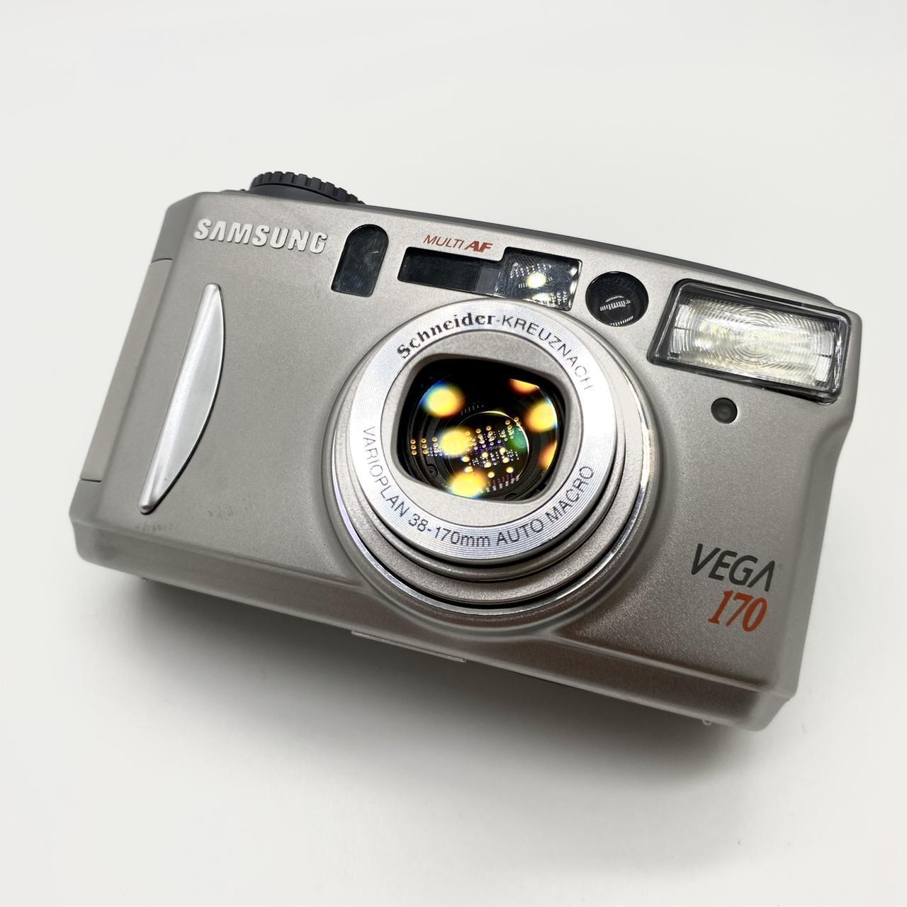 Samsung Silver and Grey Camerasandaccessories Depop