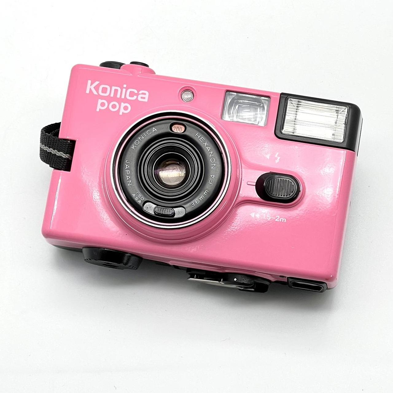 Konica store Pop blue, tested (film camera)