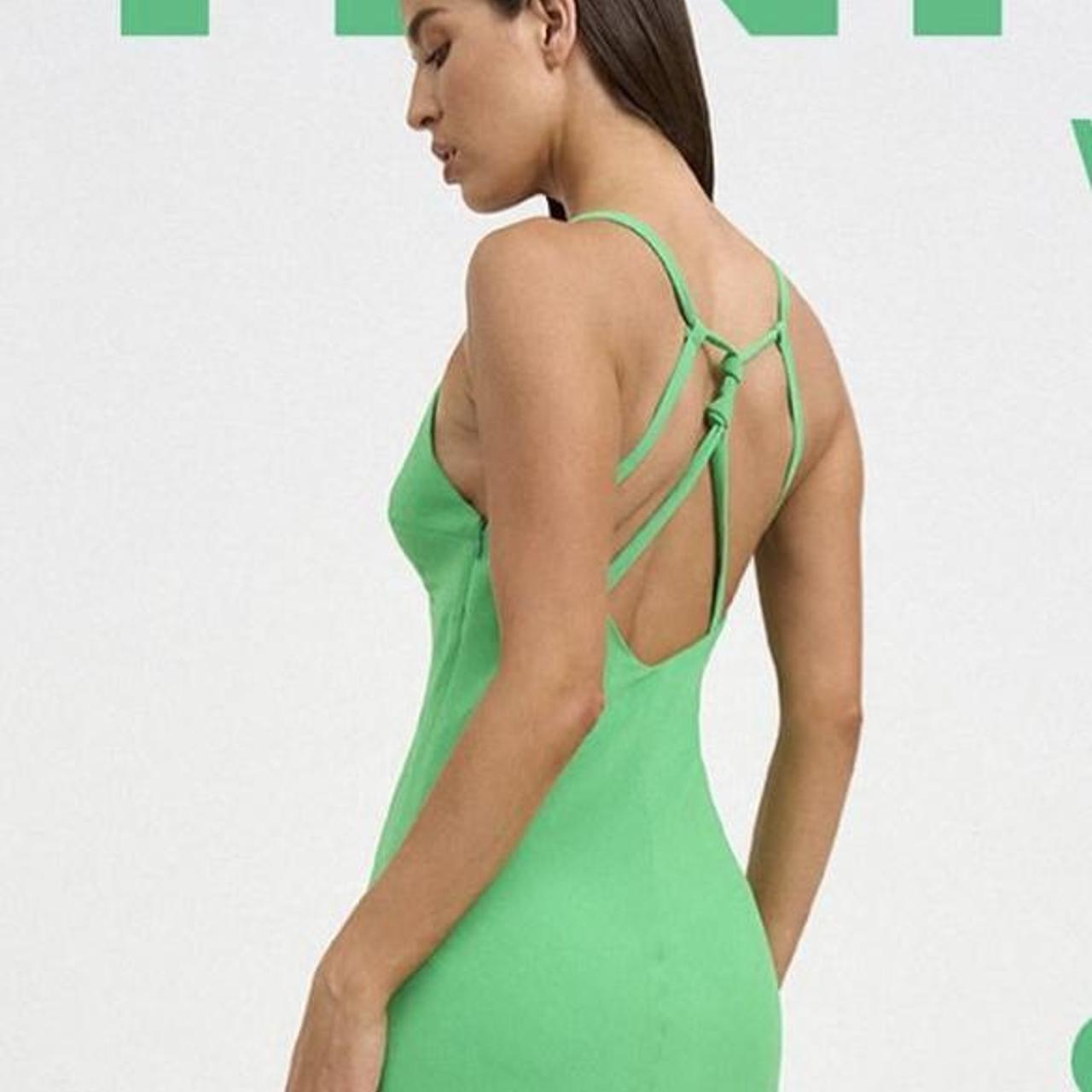 Stunning 💚 By Johnny Perry Knot Strap Dress Soft... Depop