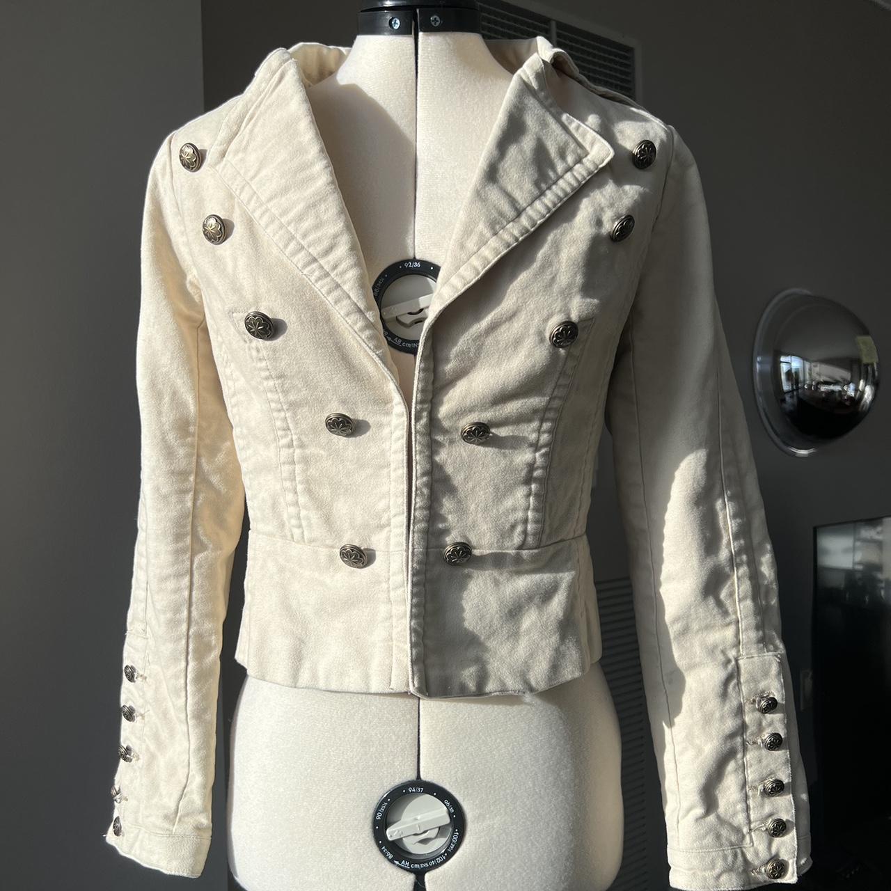 jacket with big brass buttons a gyaru wardrobe... - Depop
