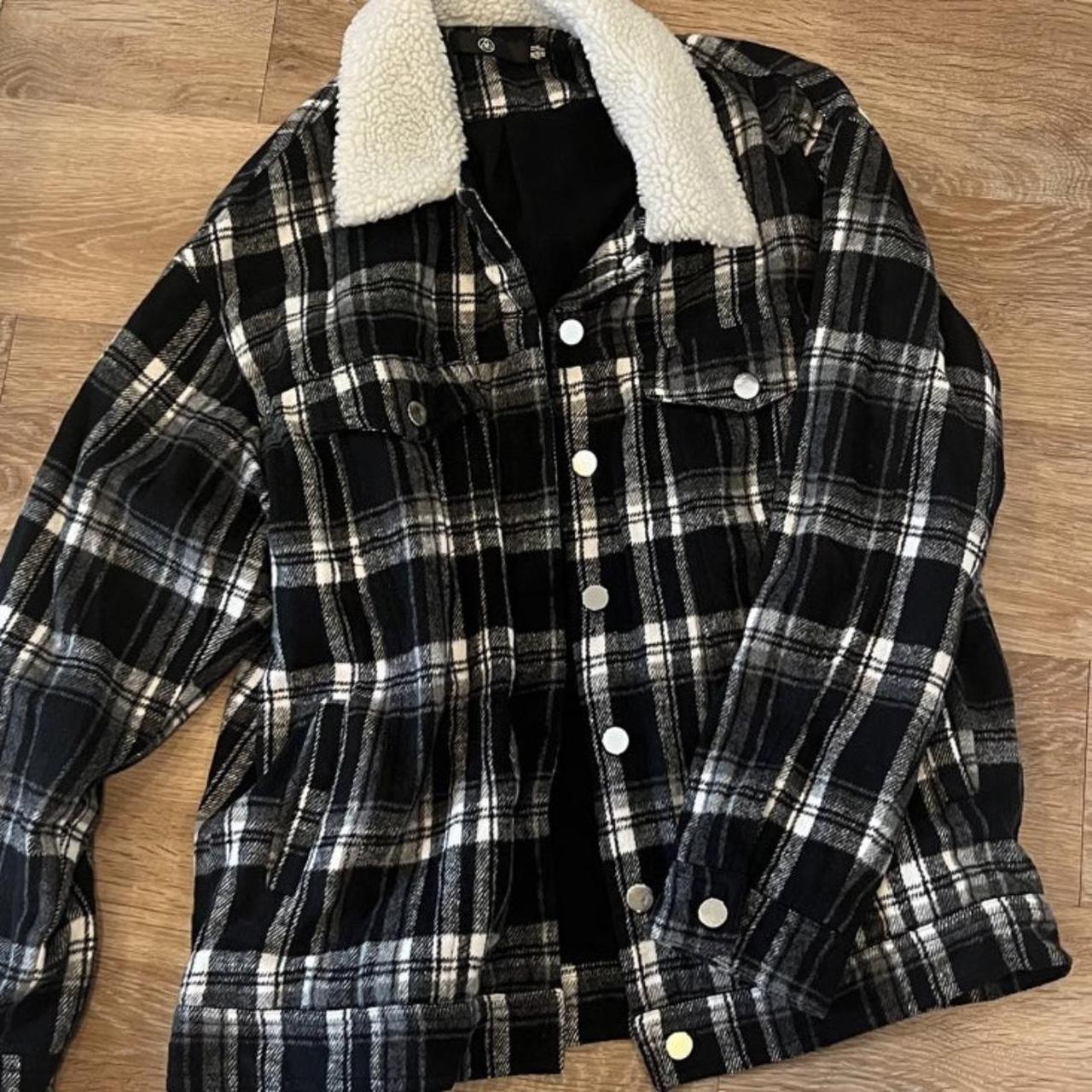 Missguided flannel deals jacket